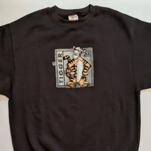 Disney Tigger Sweatshirt Med Brown New Condition